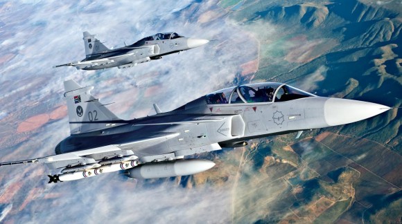 Gripen SAAF elemento - foto Gripen International