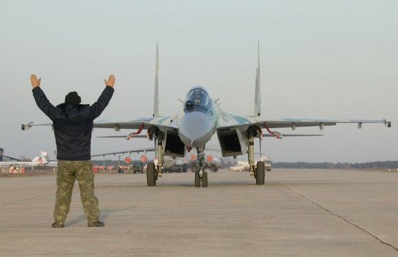 Protótipo Su-35 - foto Sukhoi