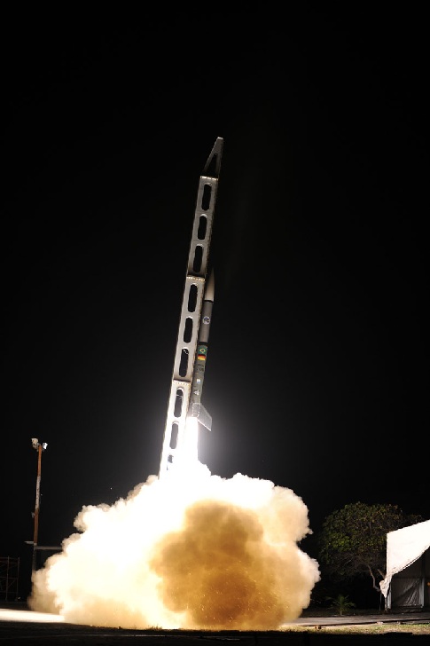 Lançamento foguete ORION V05 no CLBI - foto IAE via FAB