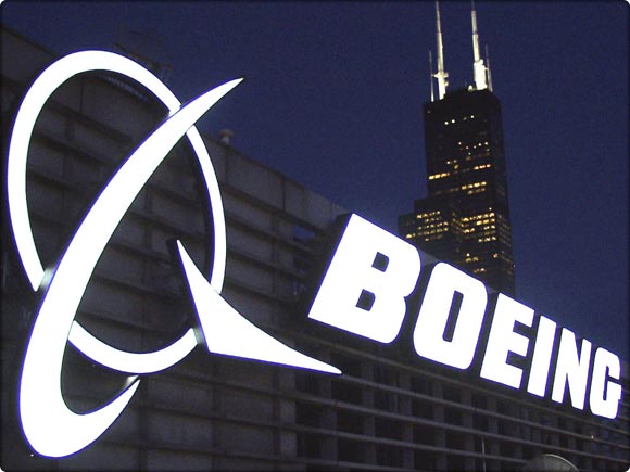 boeing logo noturno