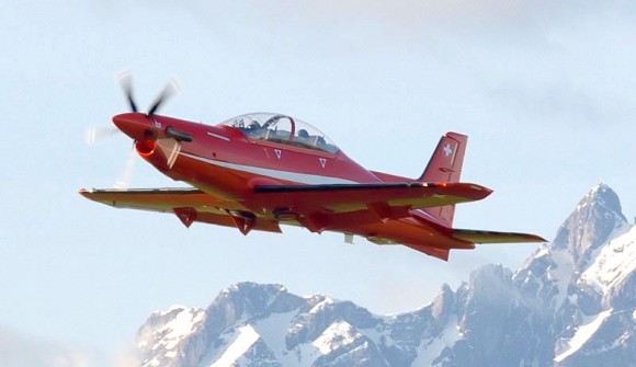 PC-21 - foto Força Aérea Suíça