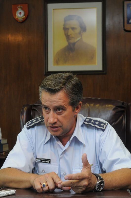 Washington Martinez comandante Força Aérea Uruguaia - foto El Pais