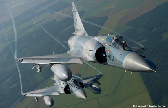 caças Mirage 2000C - foto Força Aérea Francesa
