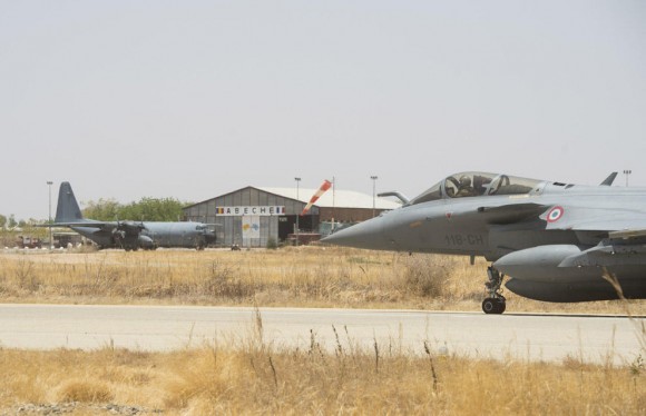 Caças Rafale desdobrados em Abéché no Chade - foto 3 Força Aérea Francesa