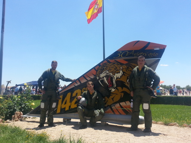 Despedida dos Mirage F1 em 23jun2013 - foto Força Aérea Espanhola