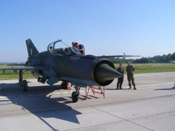 MiG-21 croata - foto 2 Ministério da Defesa da Croácia