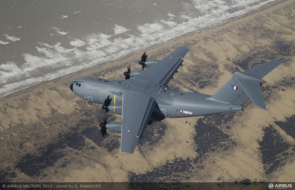 A400M - foto Airbus Military via Força Aérea Francesa