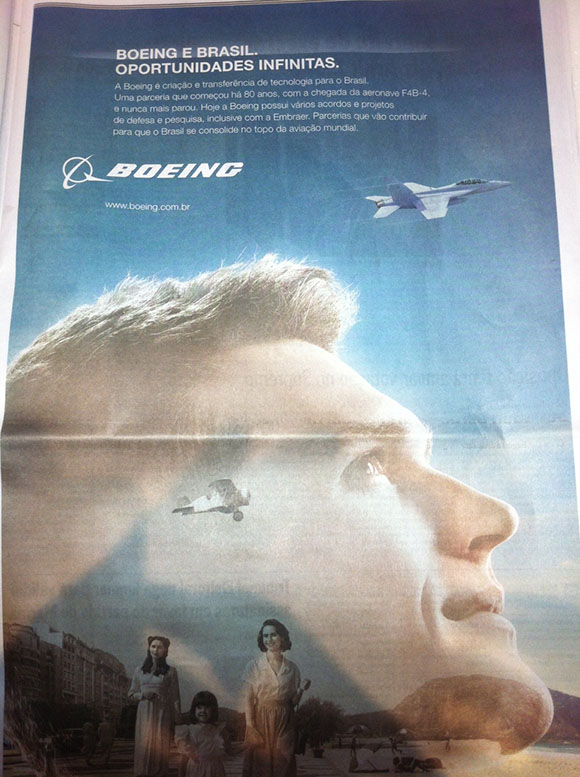 Anúncio Boeing