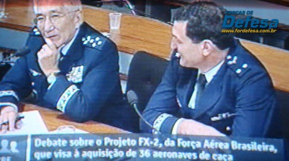 Saito e Crepaldi na CRE - captação da imagem da TV Senado - Forças de Defesa