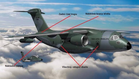 KC-390 - partes tchecas - imagem via Aero Vodochody