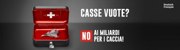 campanha não ao Gripen na Suíça - italiano