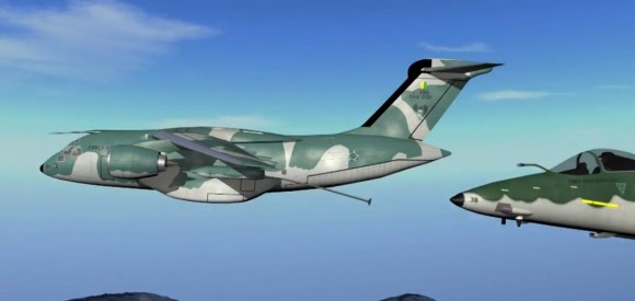 Cena vídeo KC-390 - FAB