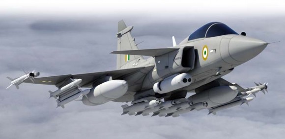 Gripen IN - concepção artística - imagem Saab - site da campanha do Gripen para a Índia