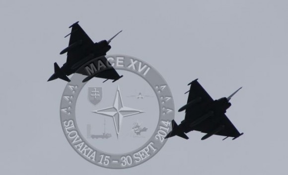 MACE XVI - Typhoon - foto Força Aérea Eslovaca