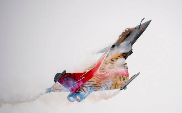Exibição Rafale - 100 anos da primeira vitória em combate aéreo - foto Força Aérea Francesa