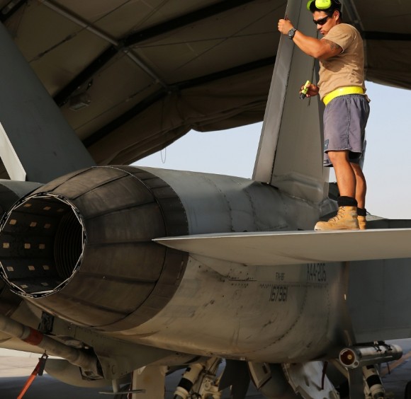 Super Hornet australiano volta de primeira missão no Oriente Médio - foto 3 MD Australia