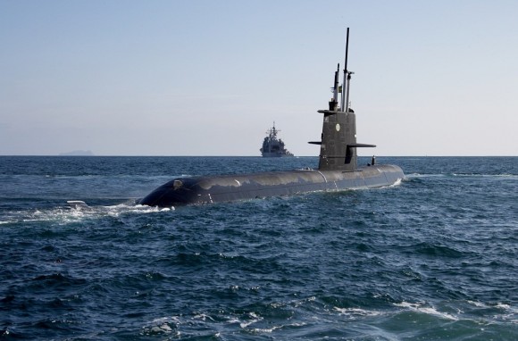 submarino sueco classe Gotland - foto Saab