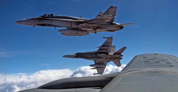 Hornet do Canadá em missão sobre o Iraque - foto 2 Força Aérea Real Canadense