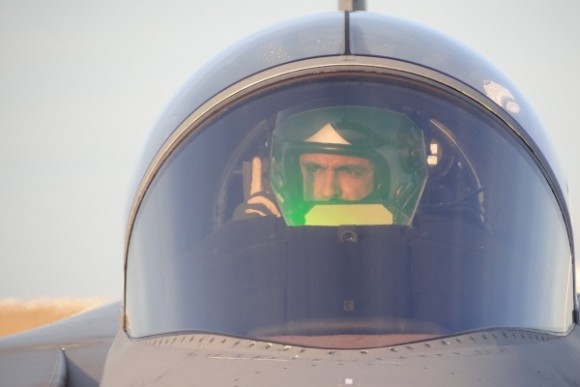Capitão Fórneas da FAB em Gripen C - foto 4 via Agencia Forca Aerea - FAB