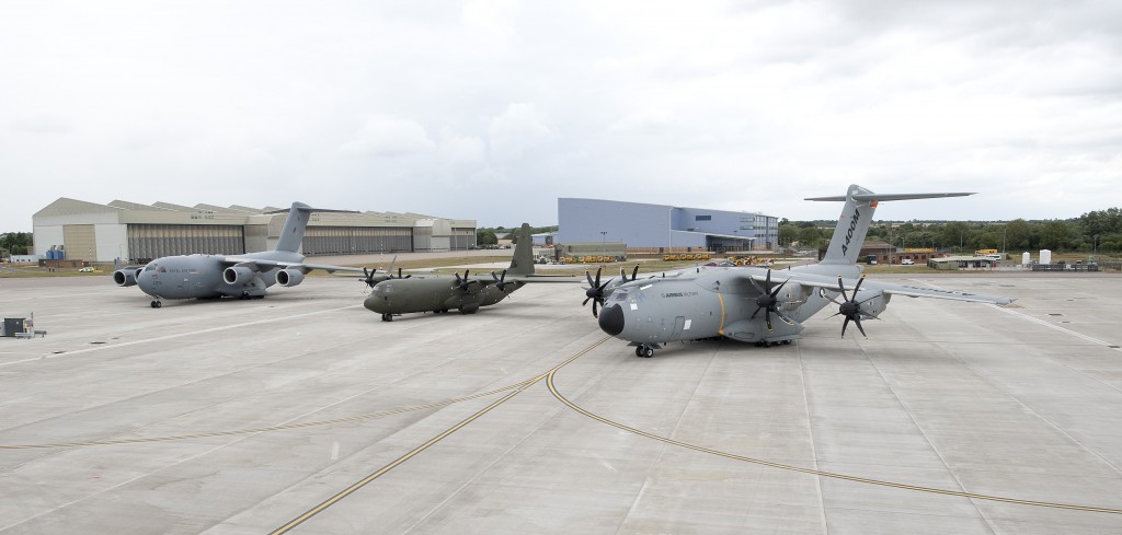 A400M, C-130 e C-17