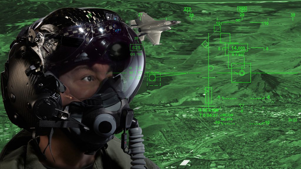 F-35-Helmet-with-Symbology - image rockwell collins