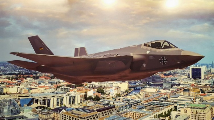 Conceito do F-35 nas cores da Luftwaffe