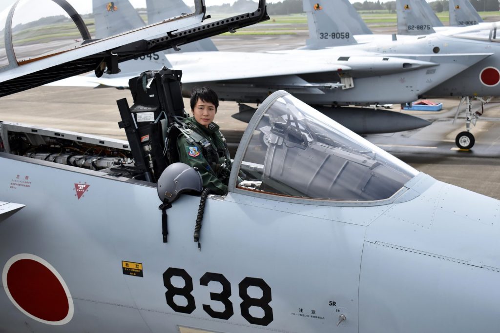 Misa Matsushima no seu F-15