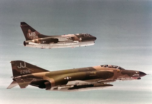 A-7D 71-309 MB & F-4E 67-266