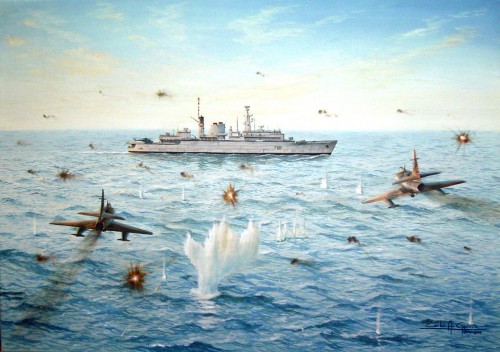 Ataque à HMS Broadsword - Carlos A Garcia