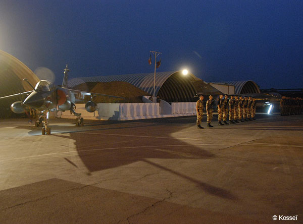 Mirage F1 despedida Chade - foto Armee de lair