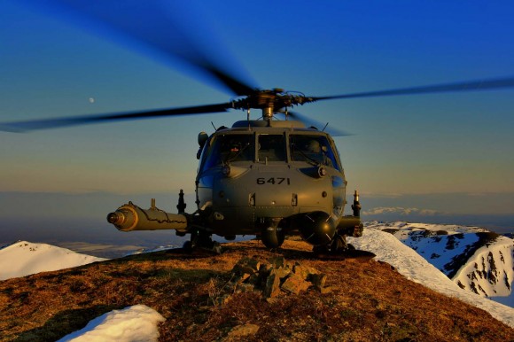 HH-60G Pave Hawk em treino de pouso em altitude - foto USAF
