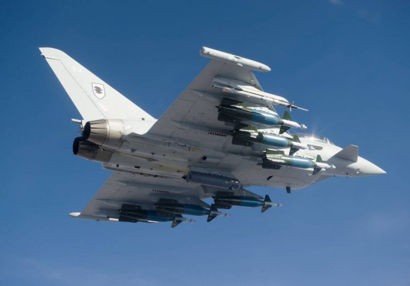 Typhoon RAF do esquadrão 11F - foto Eurofighter