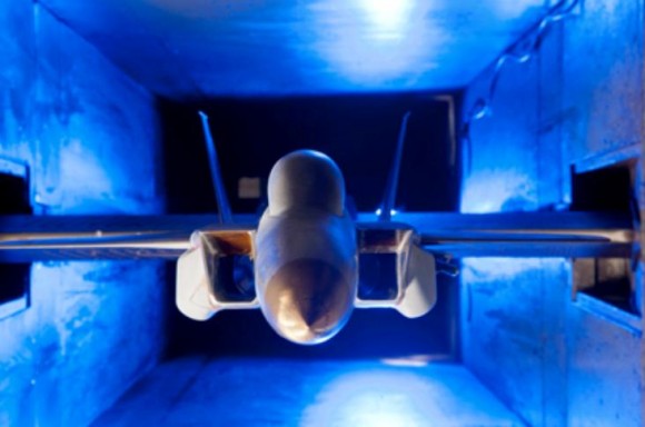 F-15 Silent Eagle - teste de túnel de vento - foto 2 Boeing