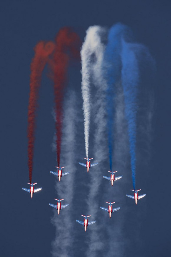 60 anos da Patrouille de France - foto Força Aérea Francesa