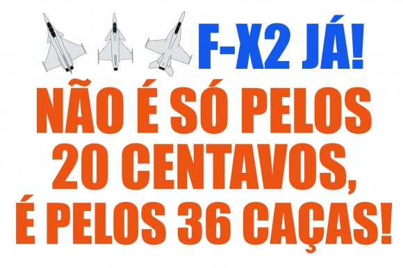 F-X2 JÁ - não é só pelos 20 centavos é pelos 36 caças