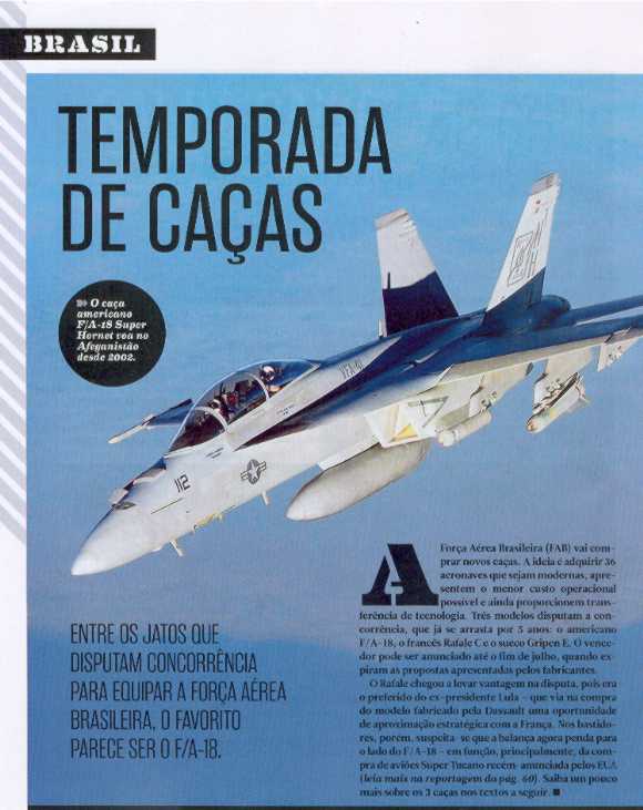 Revista Superinteressante Especial 318-A maio de 2013 - caças F-X2
