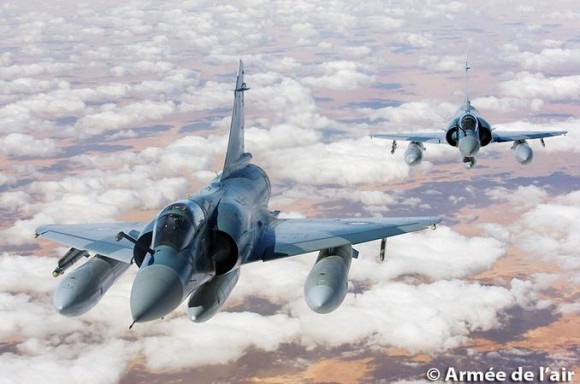 Mirage 2000 C do esquadrão Ile de France - foto Força Aérea Francesa