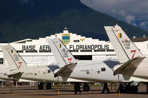 Base Aérea de Florianópolis - foto divulgação STI-BAFL via Diário Catarinense
