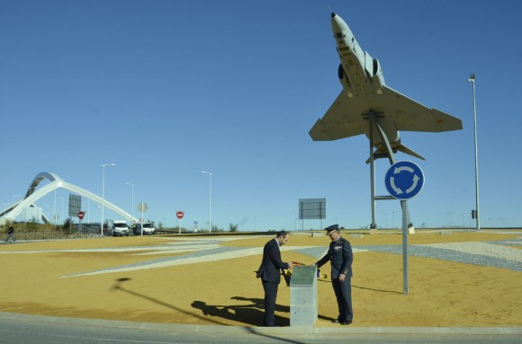 Phantom II monumento em Torrejón de Ardoz - foto Força Aérea Espanhola