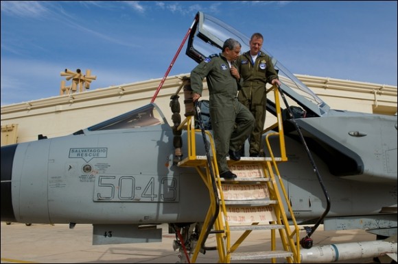 Tornado italiano que participou do Blue Flag em Israel - foto Força Aérea Italiana