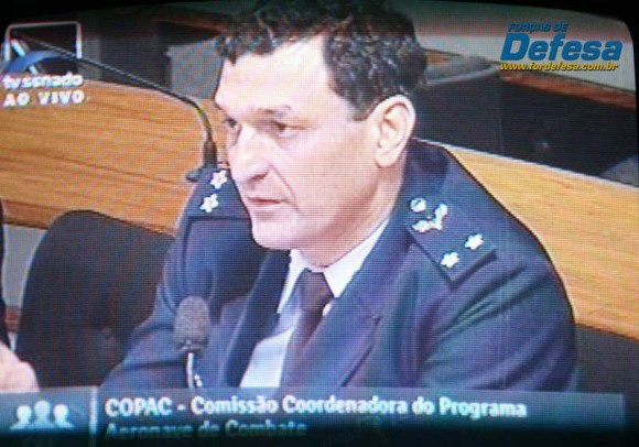 Crepaldi na CRE - captação da imagem da TV Senado - Forças de Defesa