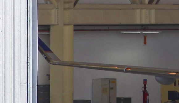 Roll out E175 com novo wingtip - recorte detalhe foto Embraer