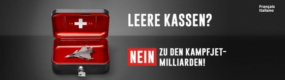 campanha não ao Gripen na Suíça - alemão