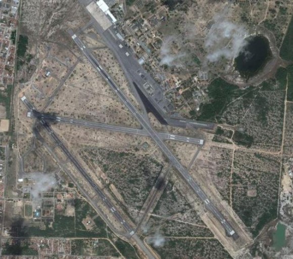 Base Aérea de Natal e Aerop Aug Severo RN  - imagem Google maps
