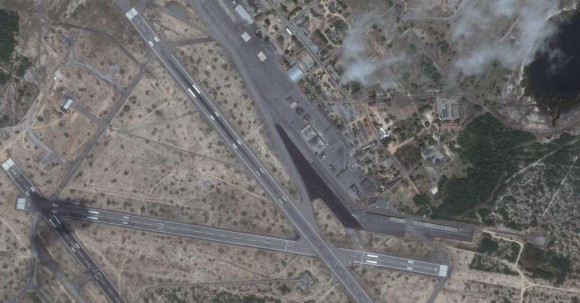 Base Aérea de Natal junto a Aerop Aug Severo RN -  imagem Google maps
