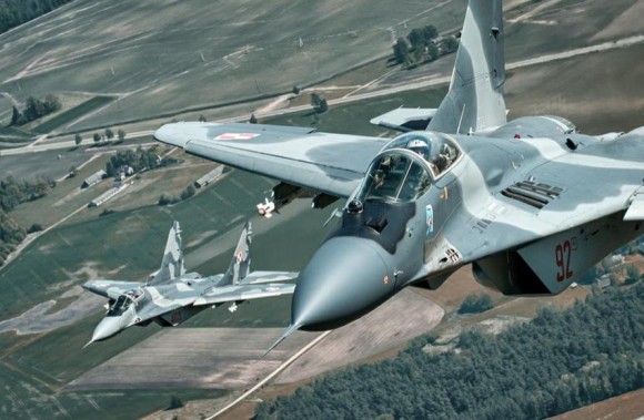 MiG-29 na Lituânia - foto via MD Polônia