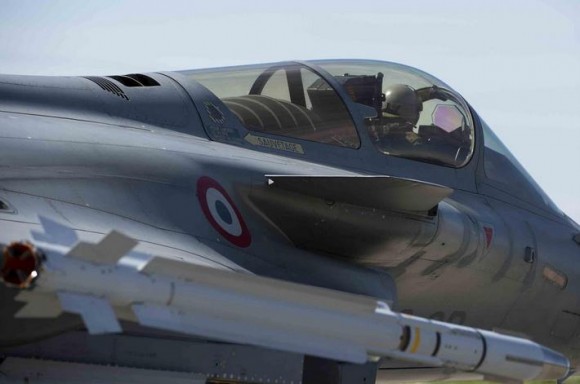 caça Rafale desdobrado na Polônia - foto Força Aérea Francesa