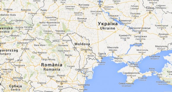 mapa Romenia moldavia e ucrania