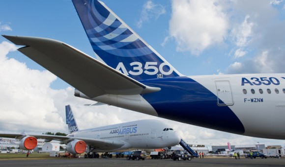 A350 e A380 - foto Airbus