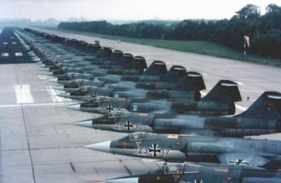 F104G - linha de voo - Luftwaffe